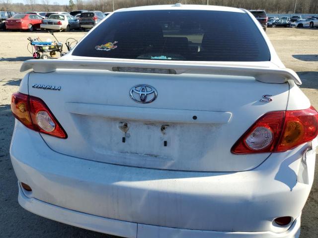 2T1BU4EE6AC419907 - 2010 TOYOTA COROLLA BASE WHITE photo 6