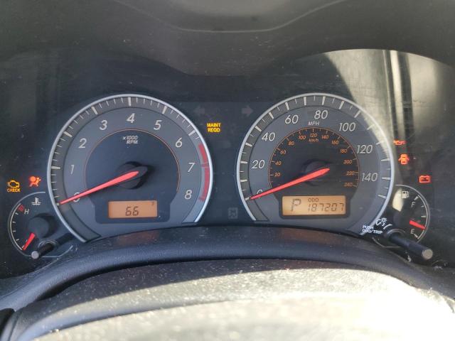 2T1BU4EE6AC419907 - 2010 TOYOTA COROLLA BASE WHITE photo 9