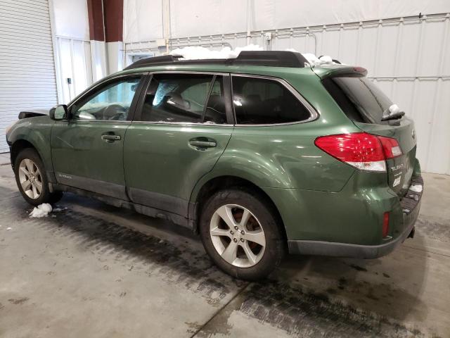 4S4BRCKC5D3306344 - 2013 SUBARU OUTBACK 2.5I LIMITED GREEN photo 2