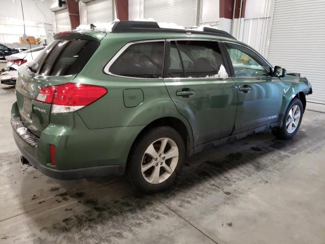 4S4BRCKC5D3306344 - 2013 SUBARU OUTBACK 2.5I LIMITED GREEN photo 3