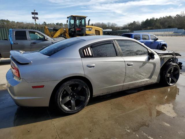 2C3CDXBGXDH593280 - 2013 DODGE CHARGER SE SILVER photo 3