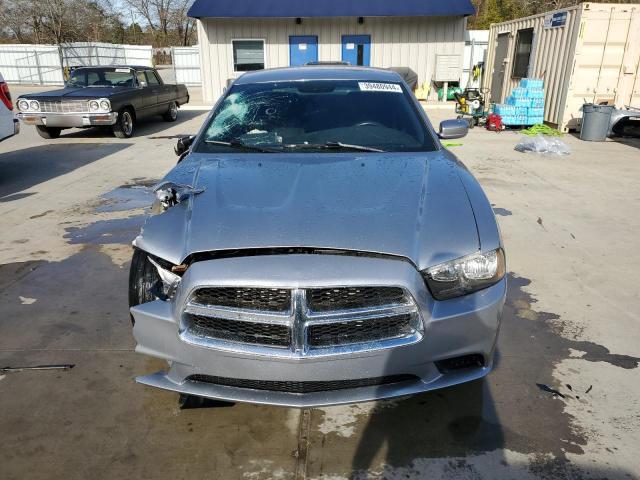 2C3CDXBGXDH593280 - 2013 DODGE CHARGER SE SILVER photo 5