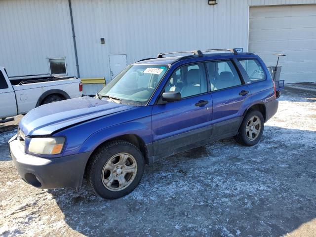 JF1SG63624H705242 - 2004 SUBARU FORESTER 2.5X BLUE photo 1