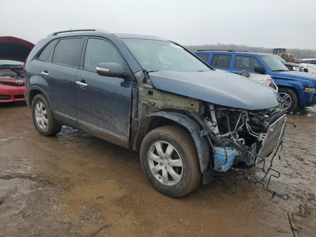 5XYKT4A11BG184148 - 2011 KIA SORENTO BASE BLUE photo 4