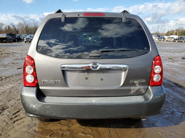 4F2CZ96155KM60192 - 2005 MAZDA TRIBUTE S GRAY photo 6