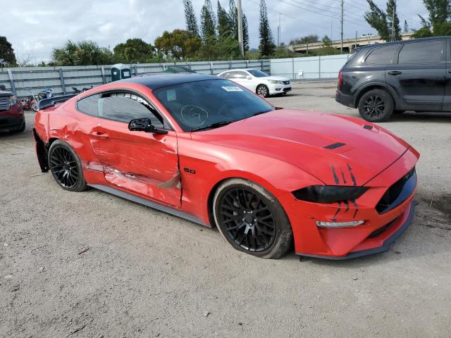 1FA6P8CF2K5173874 - 2019 FORD MUSTANG GT RED photo 4