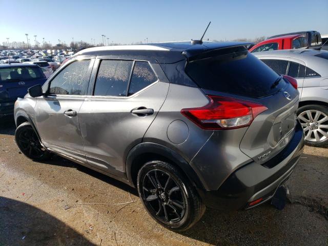 3N1CP5CU2KL543914 - 2019 NISSAN KICKS S GRAY photo 2