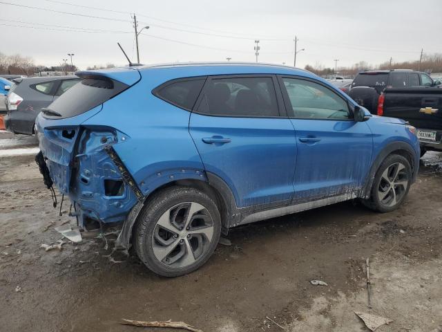 KM8J33A21HU354915 - 2017 HYUNDAI TUCSON LIMITED BLUE photo 3