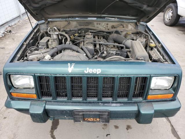 1J4FF58S4YL187226 - 2000 JEEP CHEROKEE CLASSIC GREEN photo 12