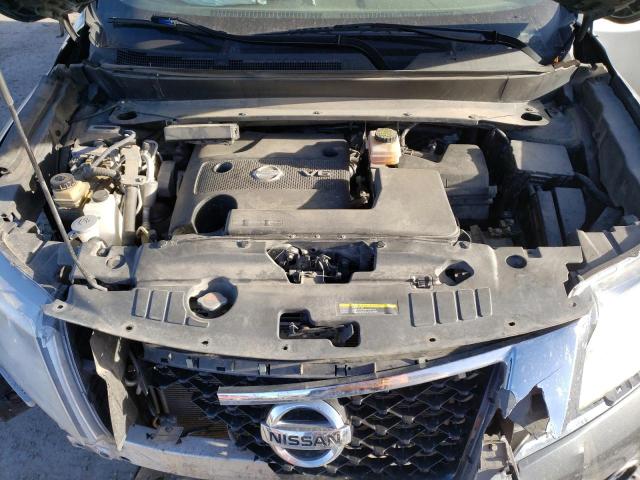 5N1AR2MM3FC614353 - 2015 NISSAN PATHFINDER S GRAY photo 12