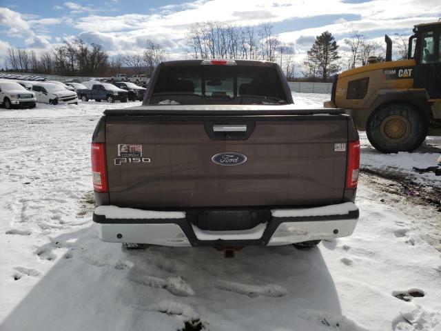 1FTEW1EP3FKD07160 - 2015 FORD F150 SUPER BROWN photo 6