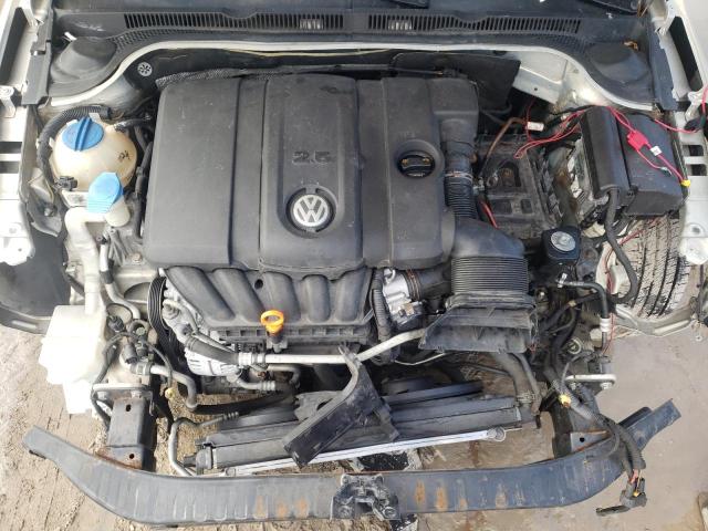 3VWBX7AJ6BM056669 - 2011 VOLKSWAGEN JETTA SE SILVER photo 11