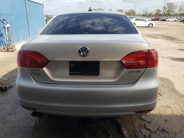 3VWBX7AJ6BM056669 - 2011 VOLKSWAGEN JETTA SE SILVER photo 6