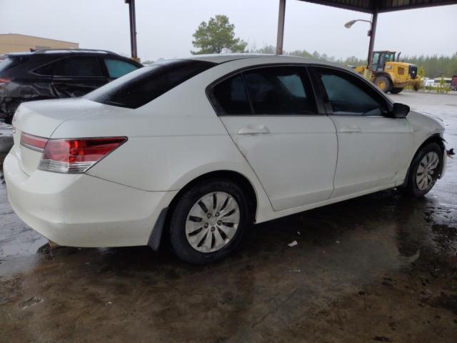 1HGCP2F3XCA180643 - 2012 HONDA ACCORD LX WHITE photo 3