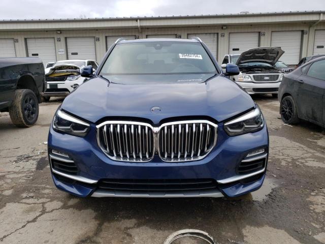 5UXCR6C03M9H31929 - 2021 BMW X5 XDRIVE40I BLUE photo 5