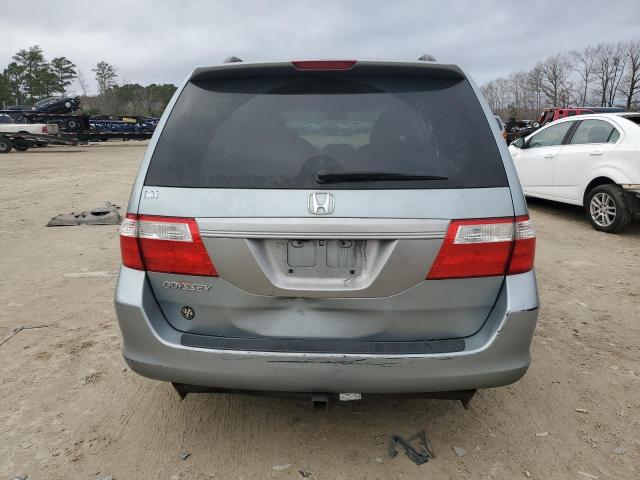 5FNRL38496B122244 - 2006 HONDA ODYSSEY EX TEAL photo 6