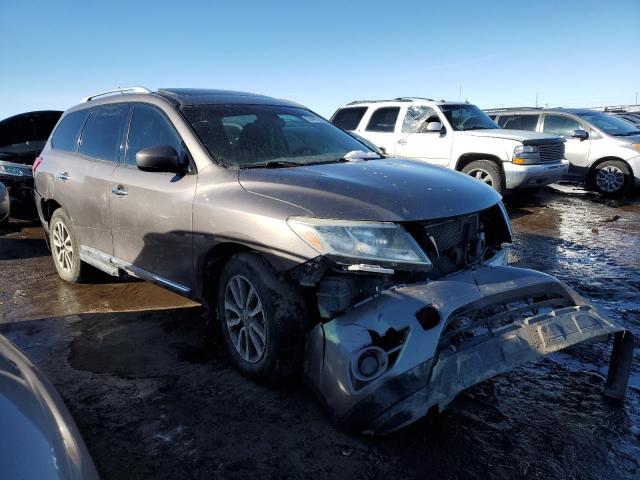 5N1AR2MM1EC605651 - 2014 NISSAN PATHFINDER S BROWN photo 4