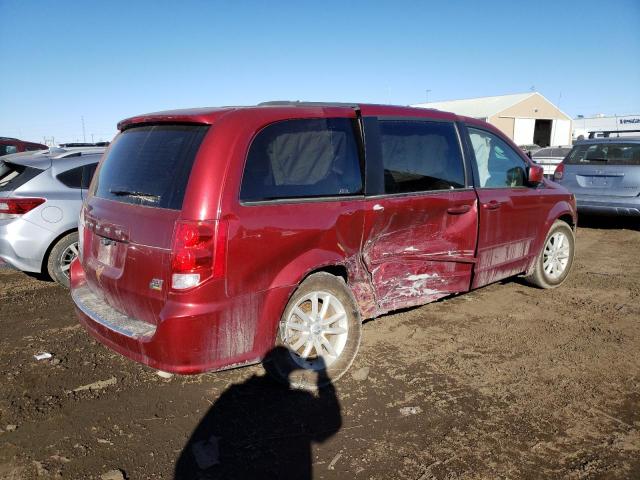 2C4RDGCG1ER213419 - 2014 DODGE GRAND CARA SXT RED photo 3