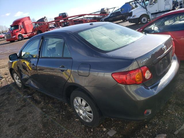 JTDBL40E09J044400 - 2009 TOYOTA COROLLA BASE CHARCOAL photo 2