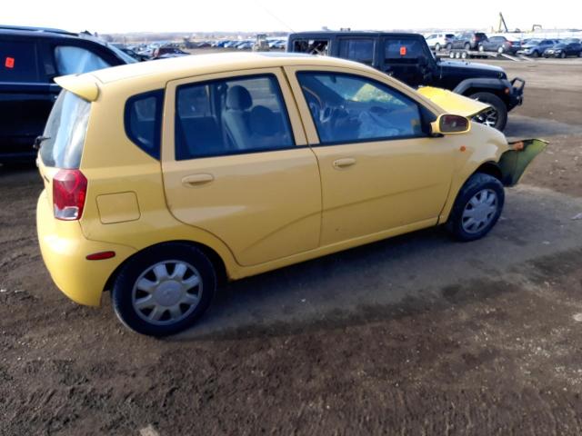 KL1TJ62634B251045 - 2004 CHEVROLET AVEO LS 黄色 照片 3