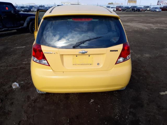 KL1TJ62634B251045 - 2004 CHEVROLET AVEO LS 黄色 照片 6