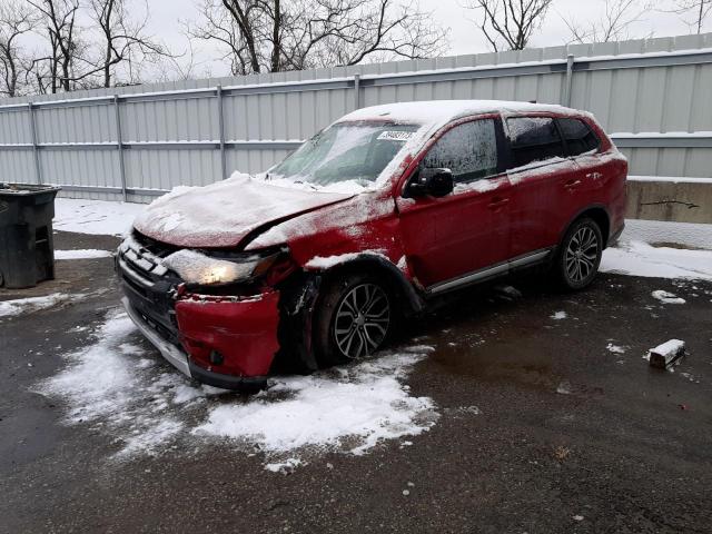 JA4AZ2A34JZ007247 - 2018 MITSUBISHI OUTLANDER ES BURGUNDY photo 1