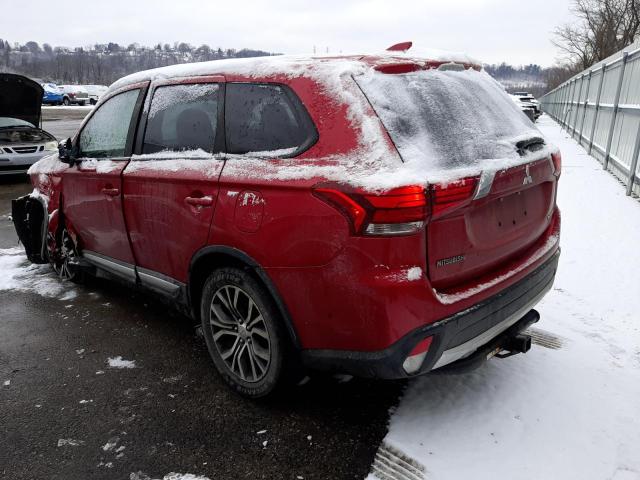 JA4AZ2A34JZ007247 - 2018 MITSUBISHI OUTLANDER ES ბურგუნდია ფოტო 2