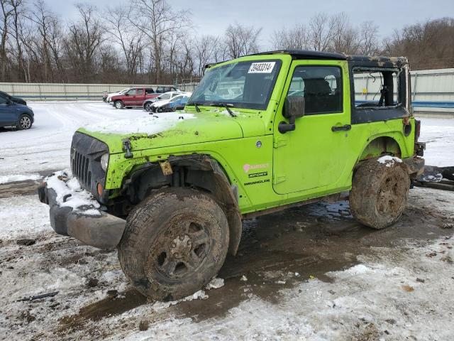 1C4AJWAG6DL523205 - 2013 JEEP WRANGLER SPORT GREEN photo 1