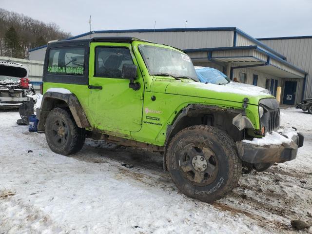 1C4AJWAG6DL523205 - 2013 JEEP WRANGLER SPORT GREEN photo 4