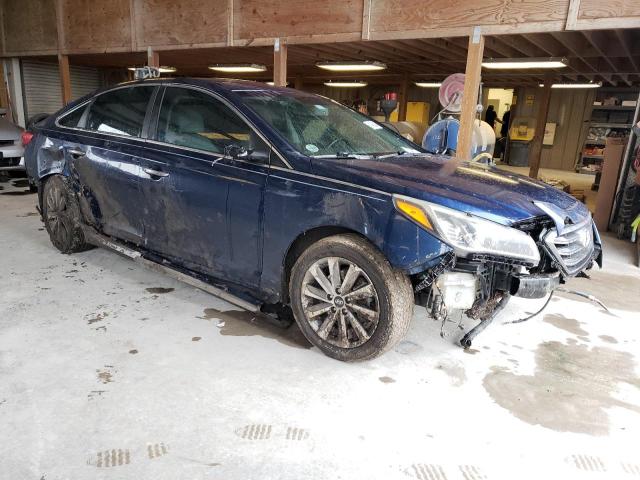 5NPE34AF3FH173790 - 2015 HYUNDAI SONATA SPORT BLUE photo 4