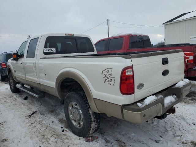 1FT8W3BT9CEC53920 - 2012 FORD F350 SUPER DUTY WHITE photo 2