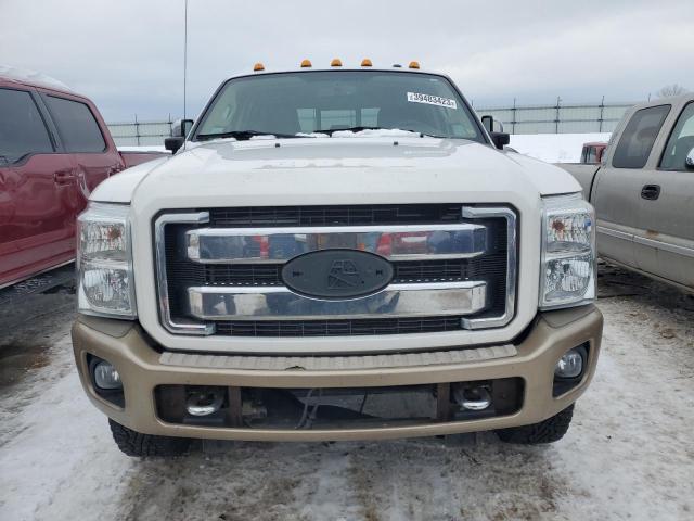 1FT8W3BT9CEC53920 - 2012 FORD F350 SUPER DUTY WHITE photo 5