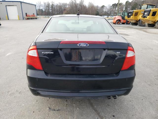 3FAHP0HA7CR141430 - 2012 FORD FUSION SE BLACK photo 6