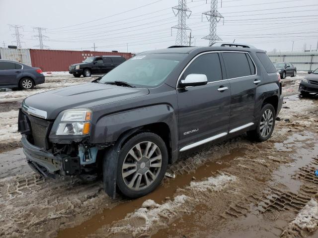 2GKFLVE30G6136670 - 2016 GMC TERRAIN DENALI GRAY photo 1