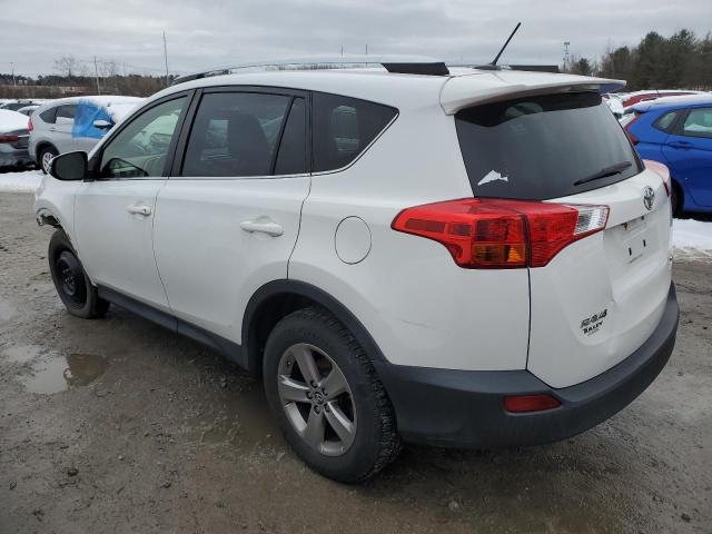 JTMRFREV8FD101528 - 2015 TOYOTA RAV4 XLE WHITE photo 2