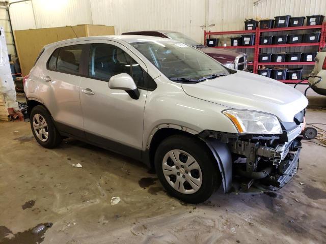 3GNCJKSB8GL141780 - 2016 CHEVROLET TRAX LS SILVER photo 4