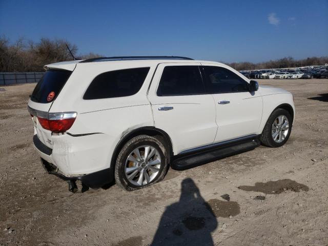 1D4SE4GT0BC594806 - 2011 DODGE DURANGO CREW WHITE photo 3