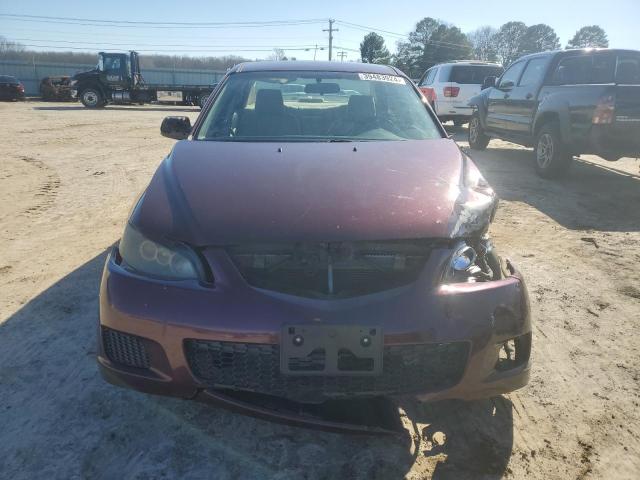 1YVHP80D975M33713 - 2007 MAZDA 6 S BURGUNDY photo 5