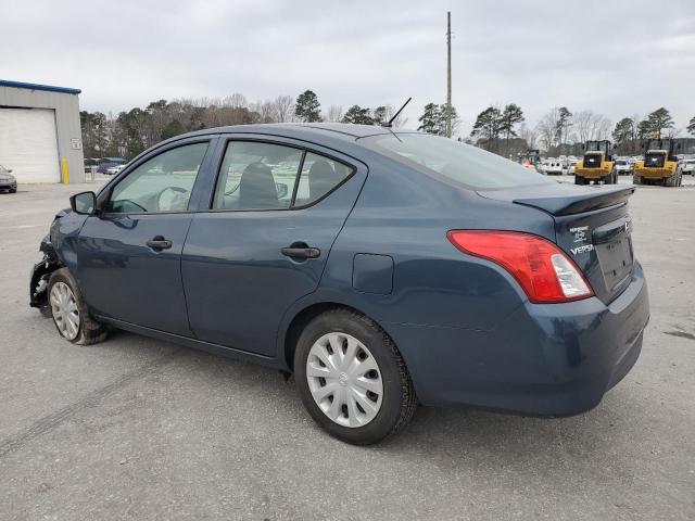 3N1CN7AP2HL885905 - 2017 NISSAN VERSA S BLUE photo 2