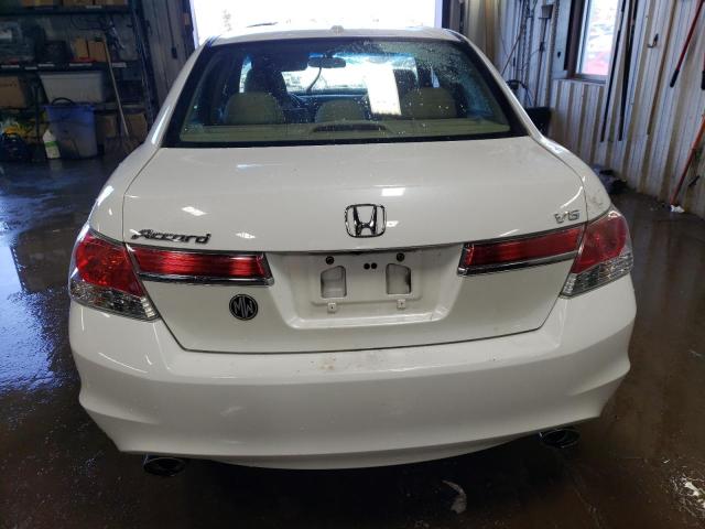 1HGCP3F81CA005814 - 2012 HONDA ACCORD EXL WHITE photo 6