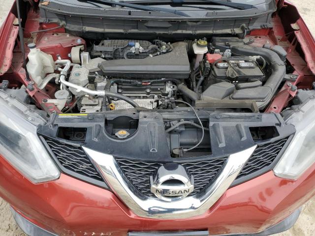 KNMAT2MT3GP629328 - 2016 NISSAN ROGUE S RED photo 12