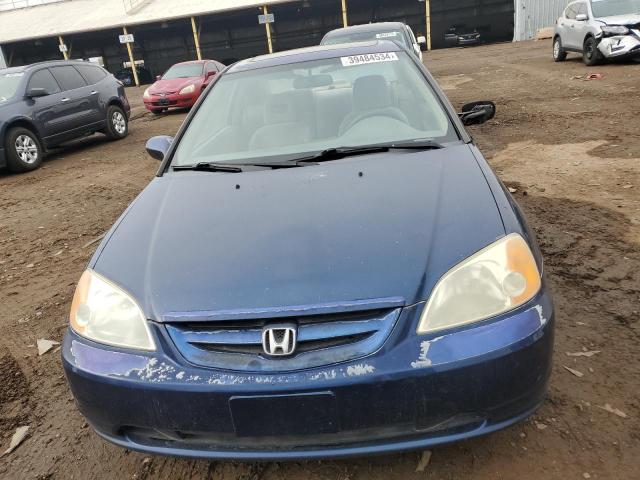 1HGEM22932L011112 - 2002 HONDA CIVIC EX BLUE photo 5