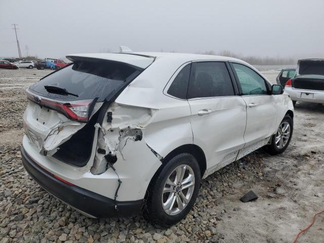 2FMTK4J95FBB72622 - 2015 FORD EDGE SEL WHITE photo 3