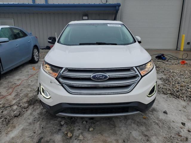 2FMTK4J95FBB72622 - 2015 FORD EDGE SEL WHITE photo 5