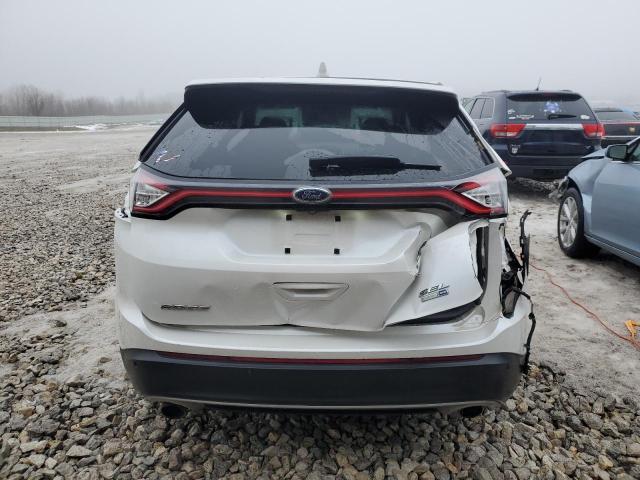 2FMTK4J95FBB72622 - 2015 FORD EDGE SEL WHITE photo 6