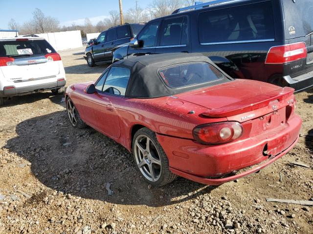 JM1NB354740408370 - 2004 MAZDA MX-5 MIATA SPEED RED photo 2