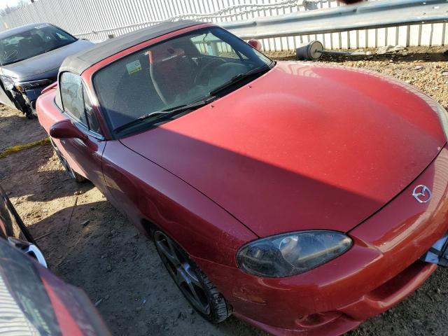 JM1NB354740408370 - 2004 MAZDA MX-5 MIATA SPEED RED photo 4