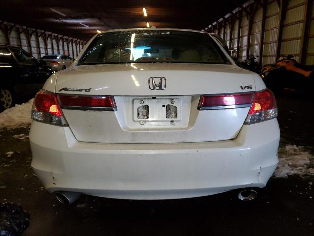 1HGCP3F80CA800160 - 2012 HONDA ACCORD EXL WHITE photo 6