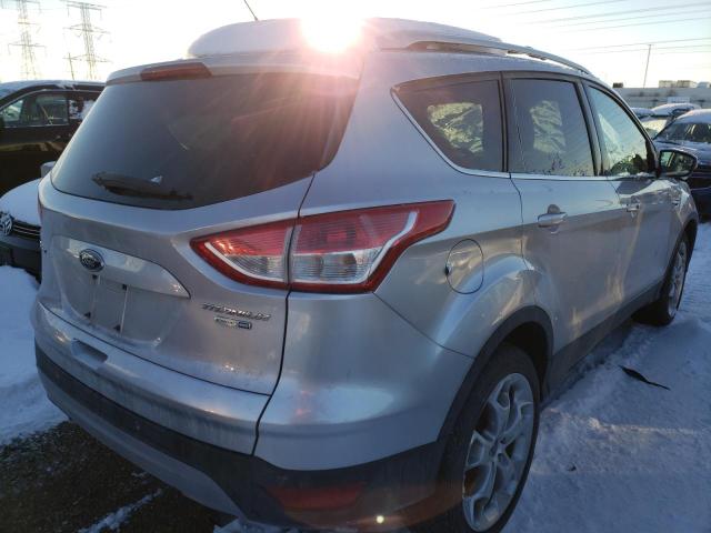 1FMCU9J93DUD50428 - 2013 FORD ESCAPE TITANIUM SILVER photo 3