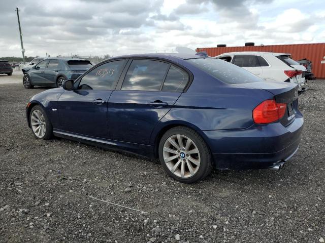 WBAPK7C59BF087368 - 2011 BMW 328 XI BLUE photo 2